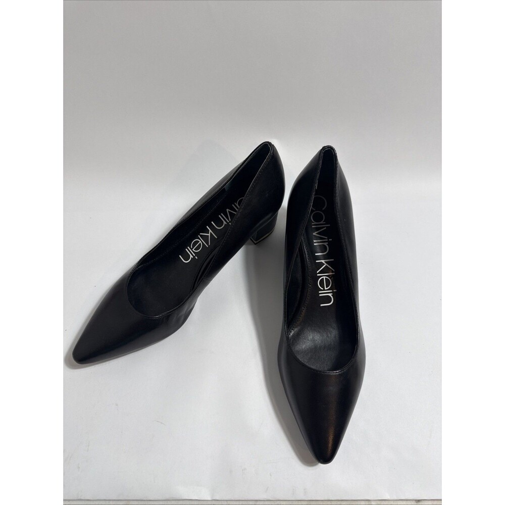 Calvin Klein Womens Shoes 10M Black Pumps Church Business 2” Heels